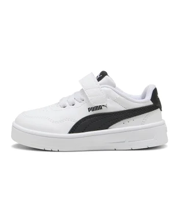 Pantofi sport de piele ecologica cu barete velcro, Alb