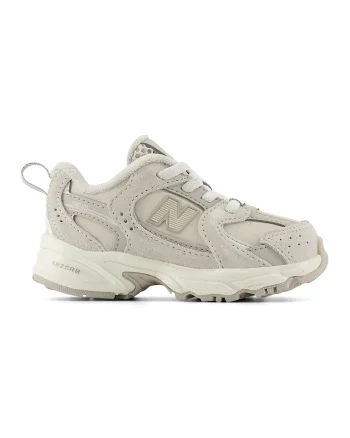 Pantofi sport cu insertii din piele intoarsa, Bej deschis