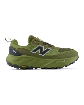Pantofi Hierro Trek cu segmente din piele intoarsa, Verde masliniu