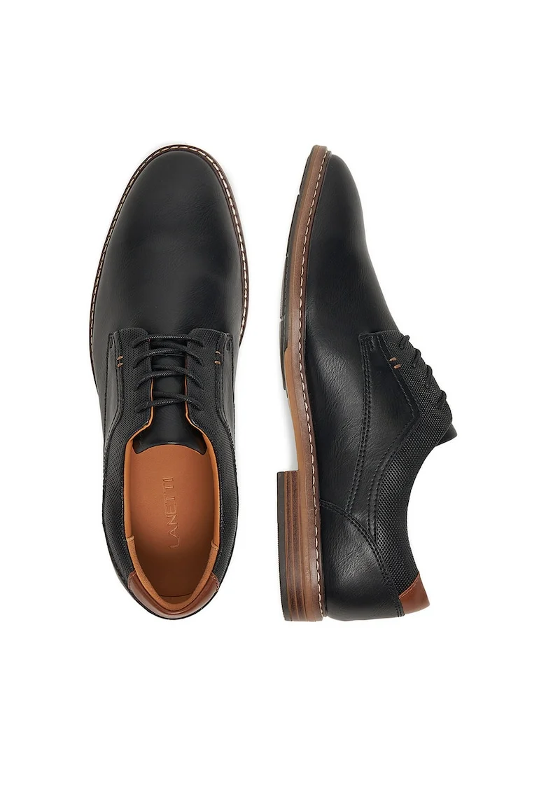 Pantofi barbati,  negru, material textil