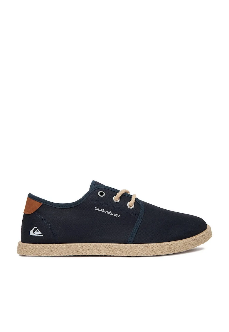 Espadrile barbatesti  bleumarin, material textil, varf rotund,