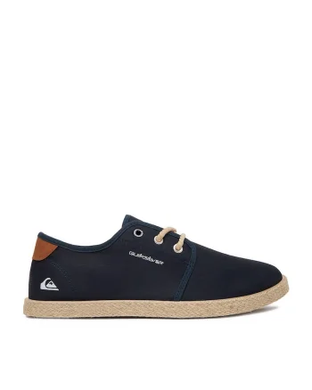 Espadrile barbatesti  bleumarin, material textil, varf rotund,