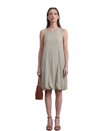 Rochie Mini,  Lejer, Verde Salvie, 100% Lyocell