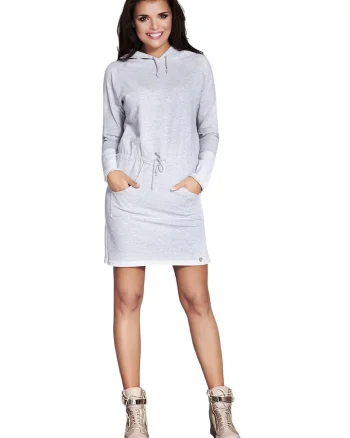 Rochie dama,  Bumbac, Gri, M023