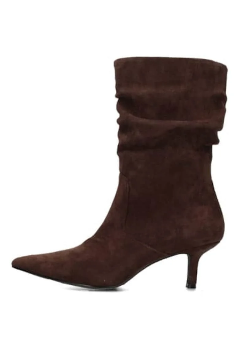 Botine din piele intoarsa ecologica Ellie