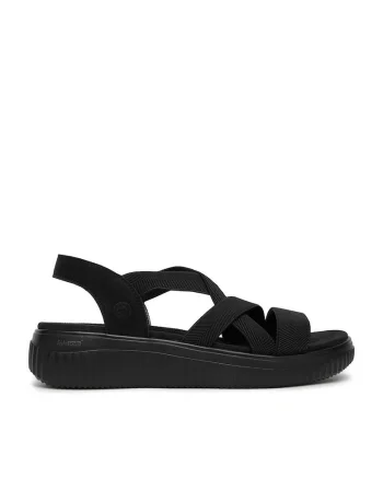 Sandale dama  negru, piele,