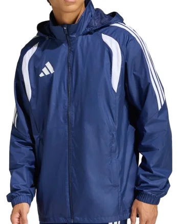 Jacheta de antrenament cu gluga  Tiro 26 Windbreaker, Bleumarin
