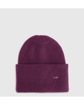 Caciula beanie unisex  violet, poliester, dimensiune universala