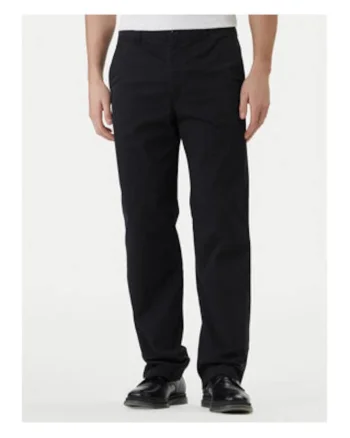 Pantaloni Chino cu croiala dreapta, Negru