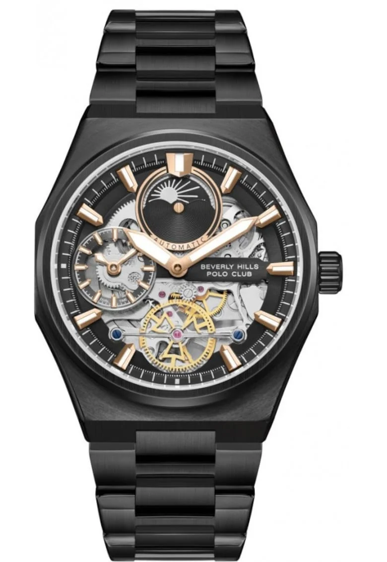Ceas de barbati BEVERLY HILLS BP3786X.650 negru fashion
