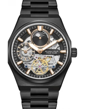 Ceas de barbati BEVERLY HILLS BP3786X.650 negru fashion