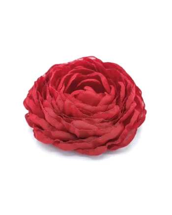 Brosa eleganta bujor,  floare mare din voal, Rosu