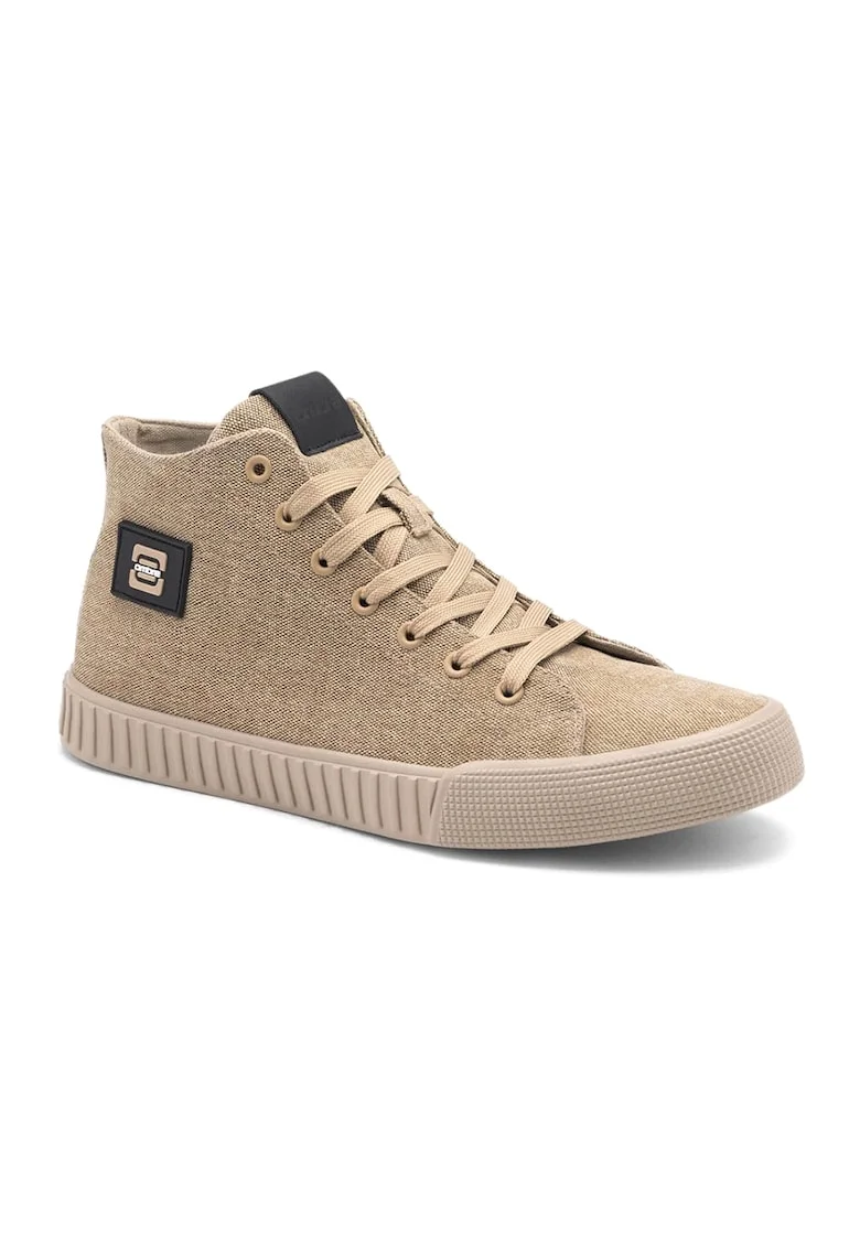 Pantofi sport cu logo aplicat Canvas, Maro nisip