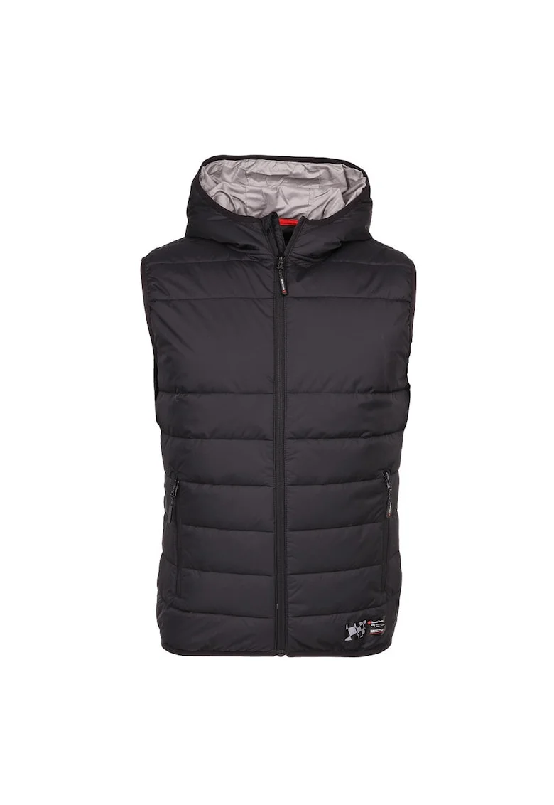 Vesta barbateasca,  Poliester, Negru,