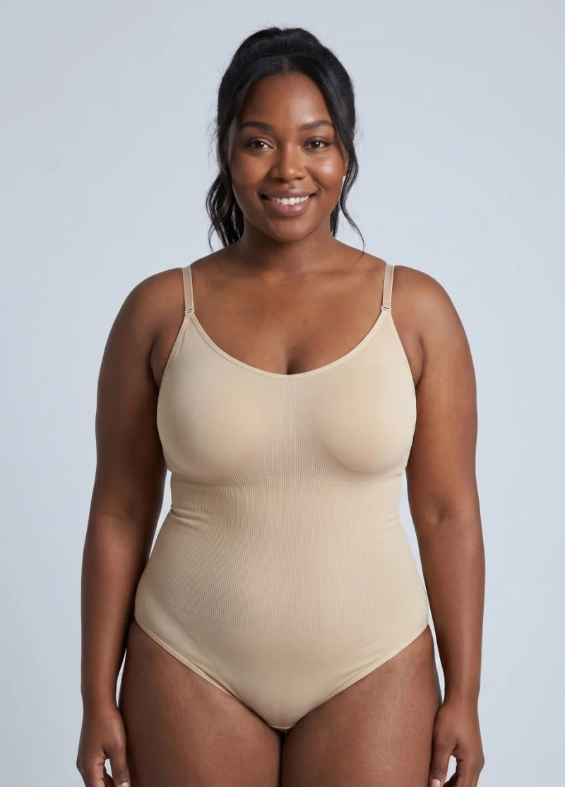 Body Modelator Premium pentru Talie si Abdomen, 53606, bej