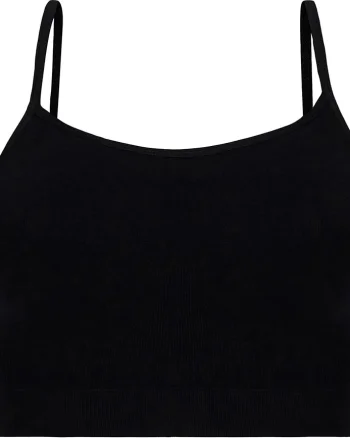 Bustiera Seamless cu Bretele Subtiri, 53609, negru