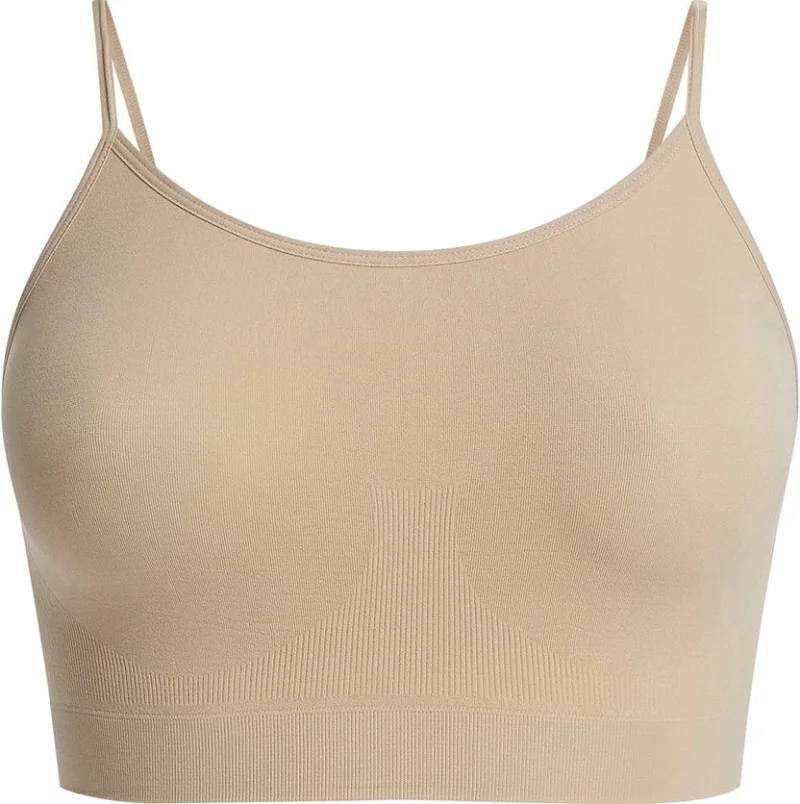 Bustiera Seamless cu Bretele Subtiri, 53610, bej