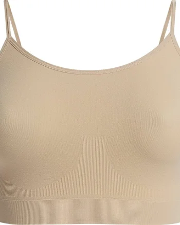 Bustiera Seamless cu Bretele Subtiri, 53610, bej
