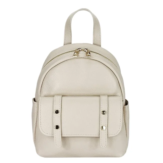 Rucsac bej din piele naturala 2079 127