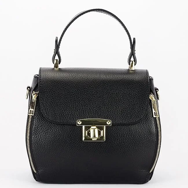 Geanta neagra din piele naturala 2095 127