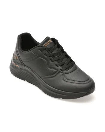 Pantofi sport SKECHERS negri, BOBS ARCH COMFORT B SWEET, din piele ecologica