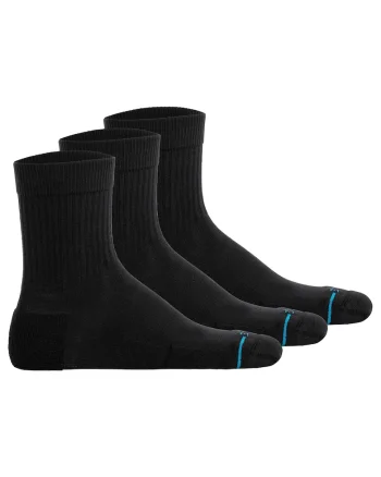 Set de sosete din amestec de bumbac - 3 perechi, Negru