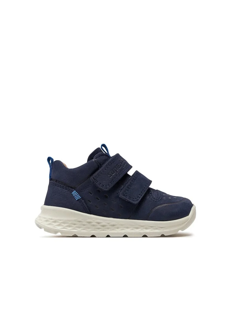 Pantofi sport copii,  209067, Piele nabuc, Bleumarin