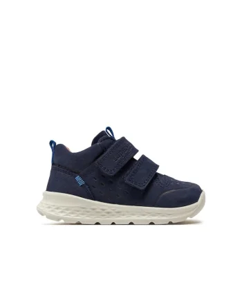 Pantofi sport copii,  209067, Piele nabuc, Bleumarin