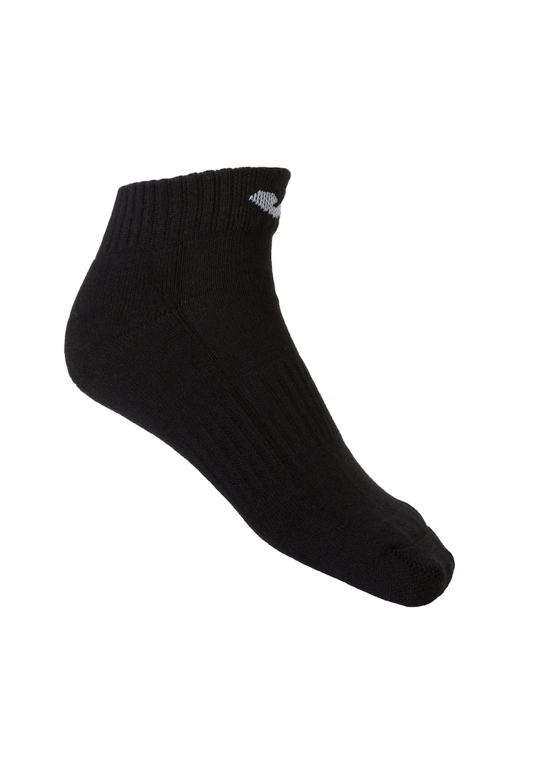 Sosete tenis unisex,  Bumbac, Negru, Negru
