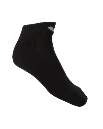 Sosete tenis unisex,  Bumbac, Negru, Negru