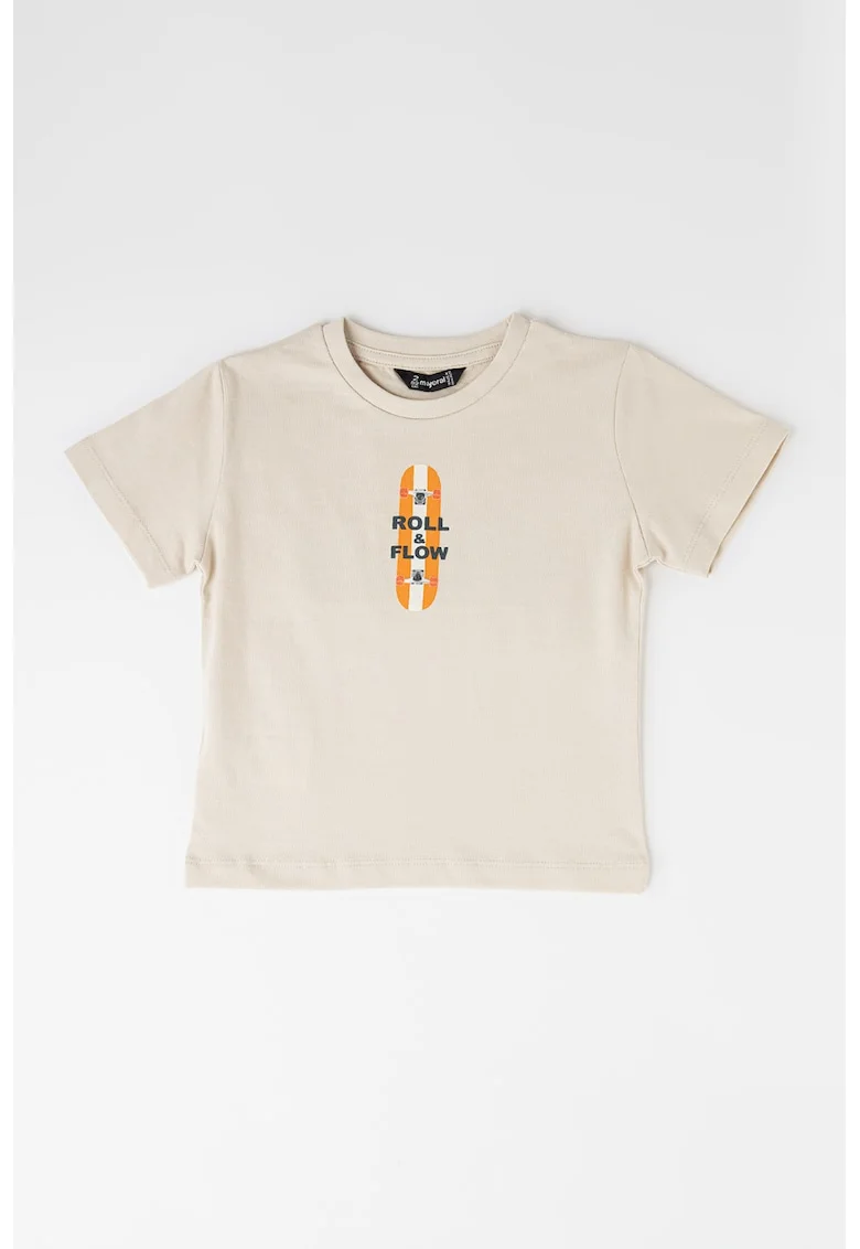 Tricou de bumbac, Maro taupe