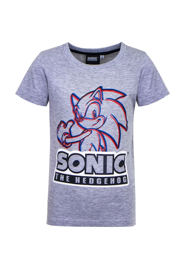 Tricou copii Sonic The Hedgehog, Gri