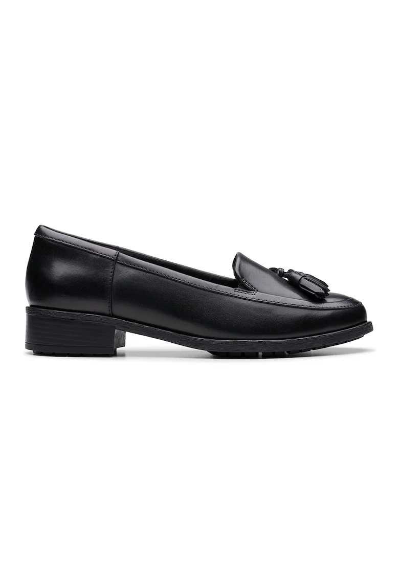 Pantofi loafer de piele cu canafi Edge, Negru