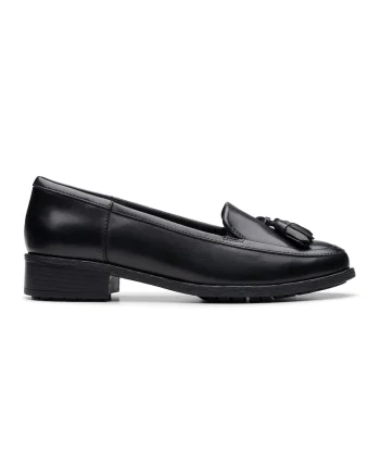 Pantofi loafer de piele cu canafi Edge, Negru