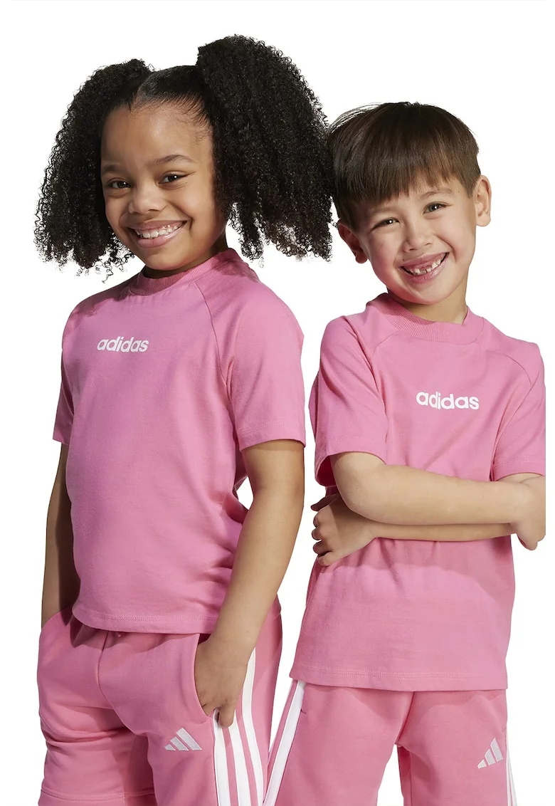 Tricou din bumbac cu logo pe piept