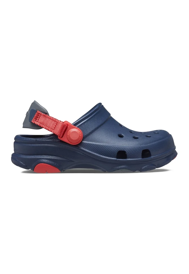 Saboti slingback cu perforatii, Bleumarin