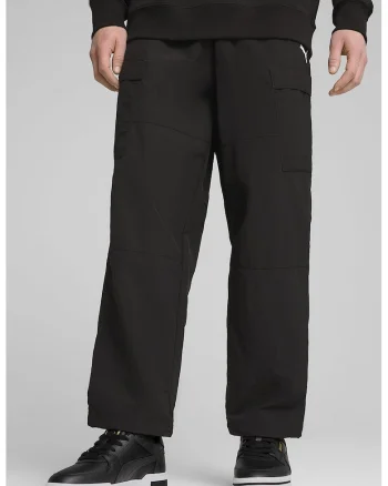 Pantaloni lejeri cu snur, Negru