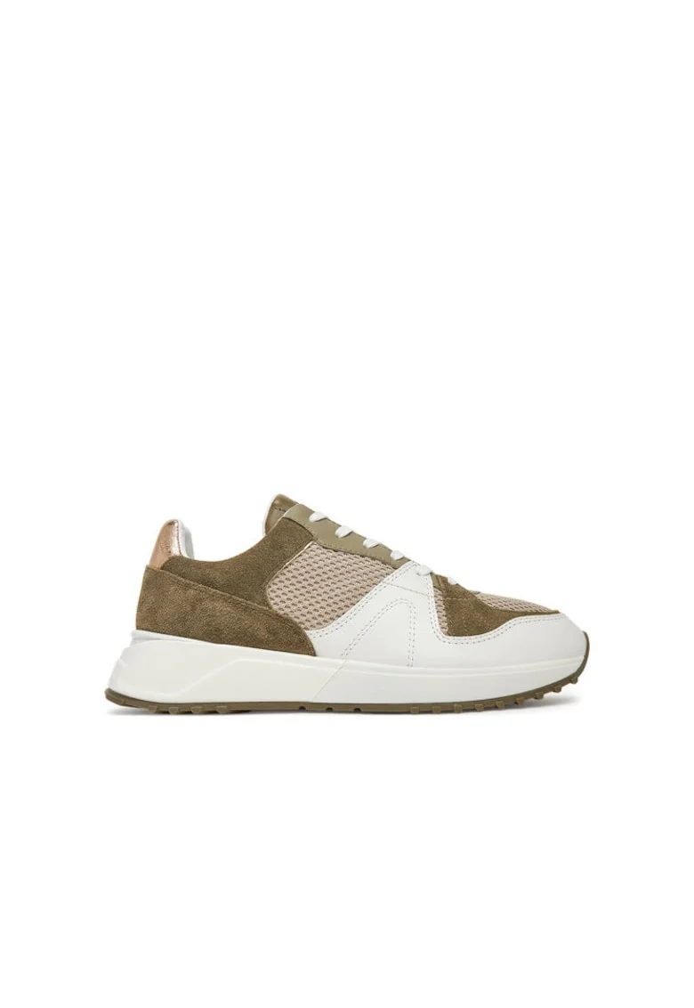 Adidasi  43S5JMFS1L, piele naturala, kaki/alb