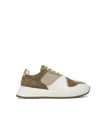 Adidasi  43S5JMFS1L, piele naturala, kaki/alb