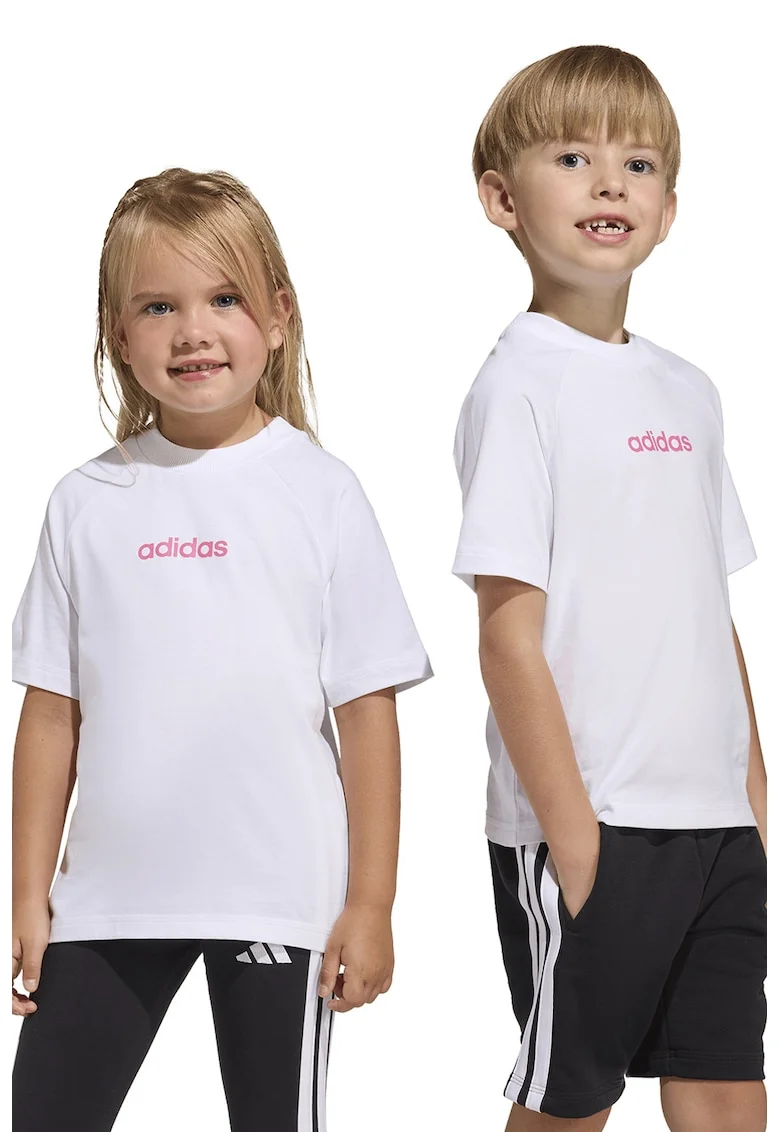 Tricou din bumbac cu logo pe piept