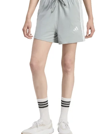 Pantaloni scurti cu buzunare laterale si snur, Alb/Verde pal