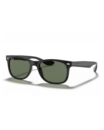 Ochelari de soare wayfarer cu logo discret, Negru metalizat