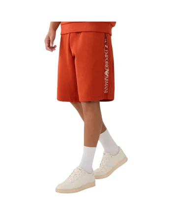 Short  EA7 M Tape Premium Bermuda 42523, Rosu