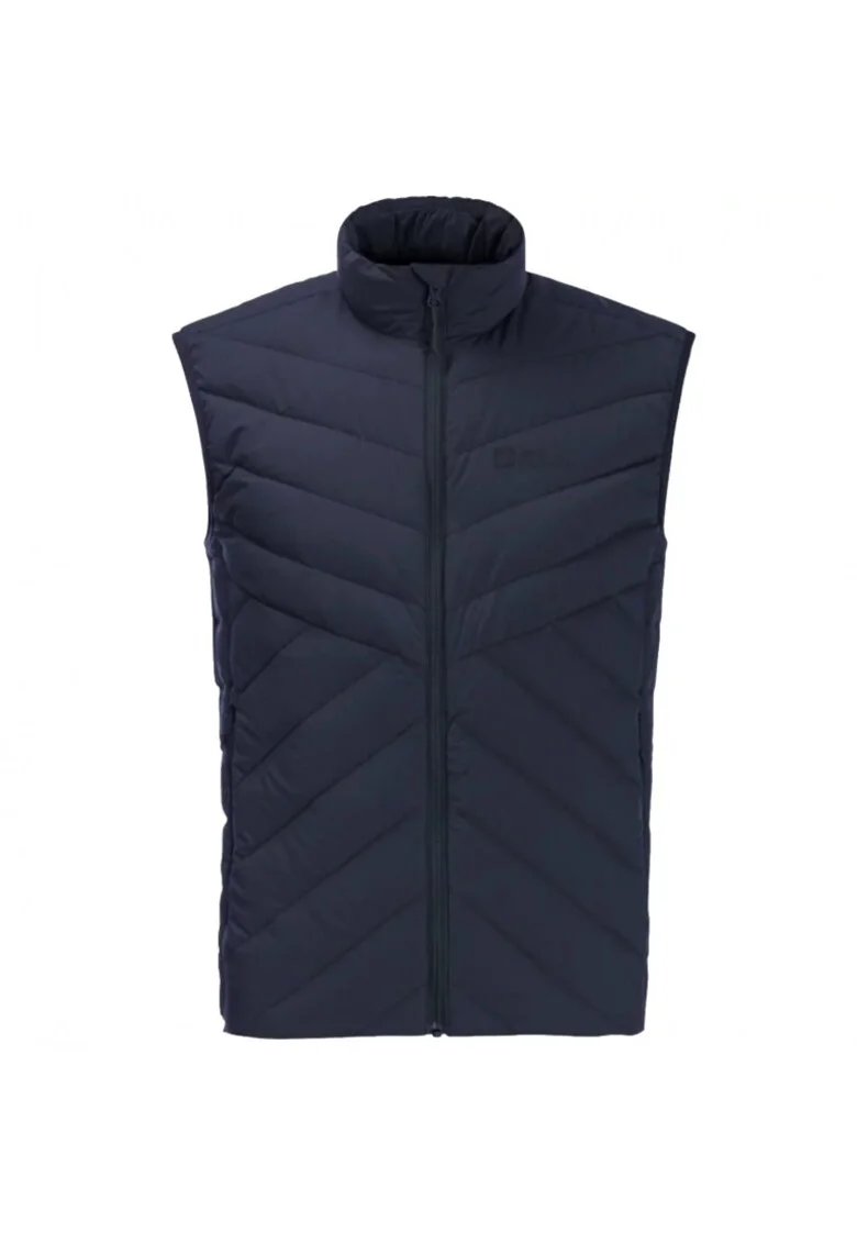 Vesta sport pentru barbati  poliester, cu puf, bleumarin