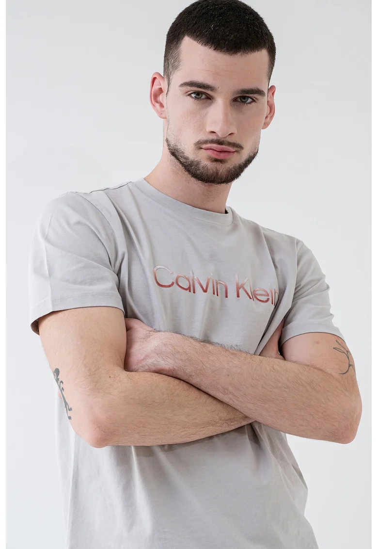Tricou de bumbac organic, Gri deschis
