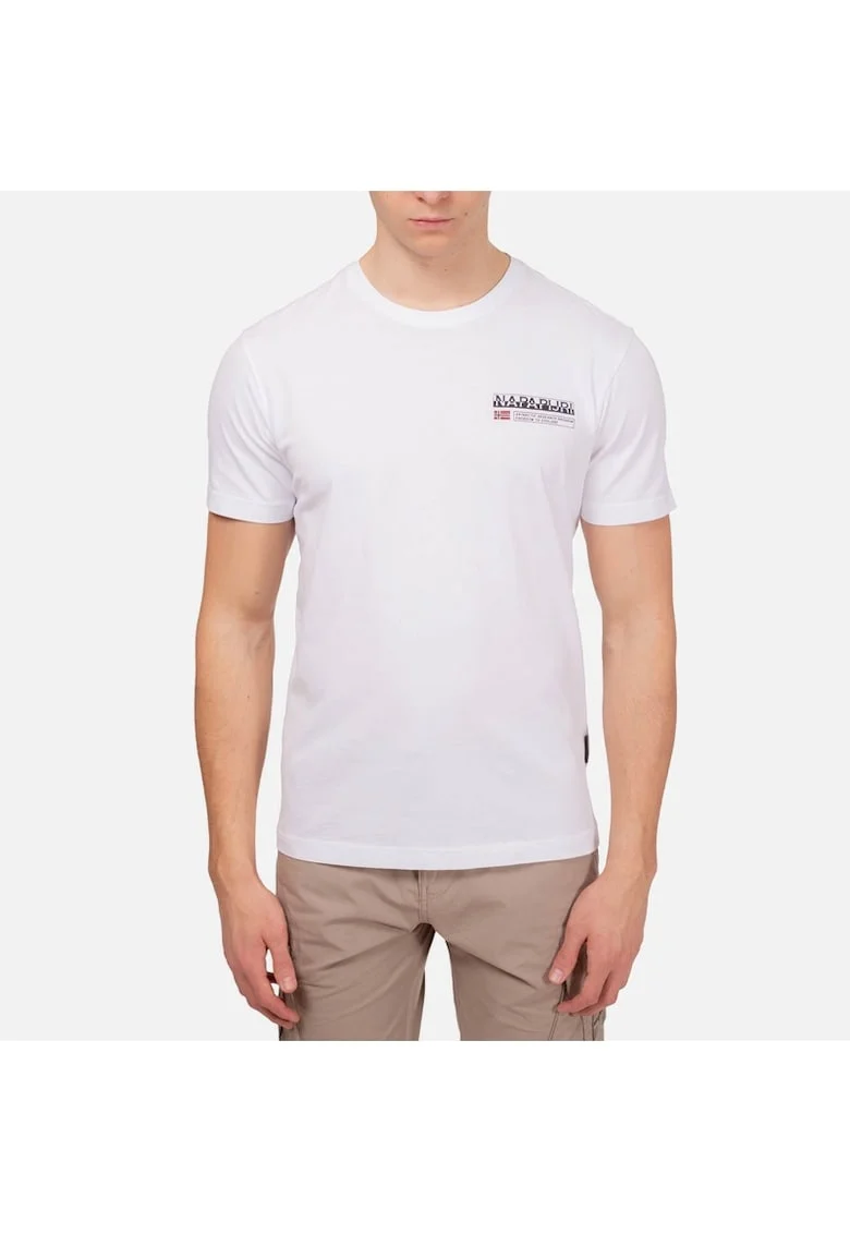 Tricou barbati  S-KASBA NP0A4HQQ-002 Alb Bumbac, Alb