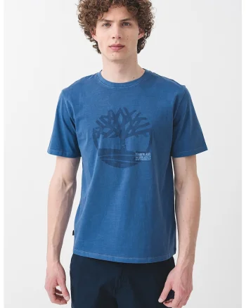 Tricou cu imprimeu logo Merrymack, Albastru inchis