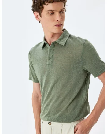 Tricou polo uni, Verde