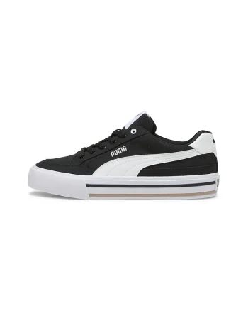 Tenisi canvas Classic Vulcanised, Negru/Alb optic