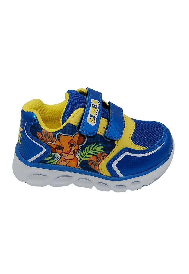 Pantofi sport cu LED-uri Simba, Galben/Albastru